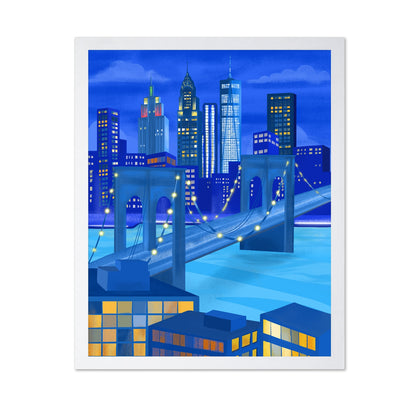New York Night Skyline