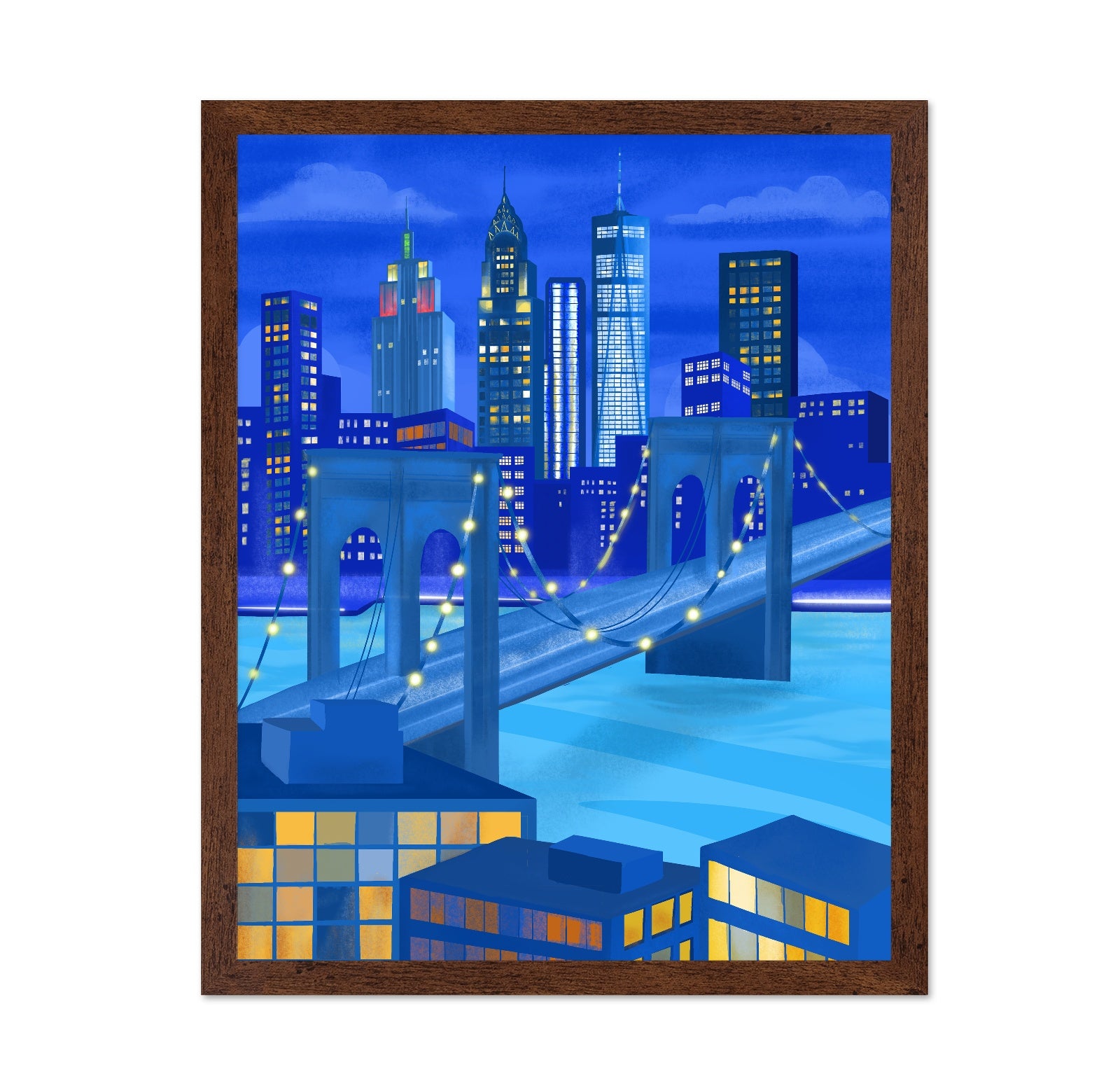 New York Night Skyline
