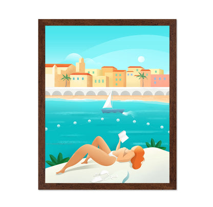 Cote dAzur Beach Scene