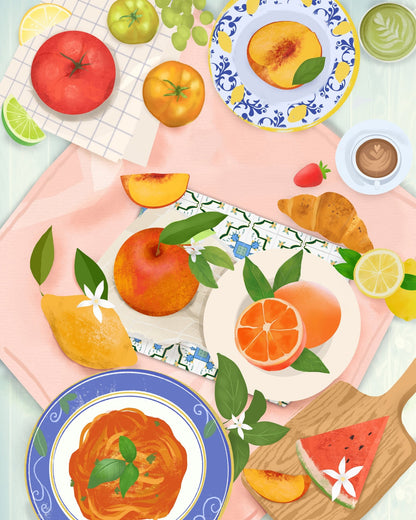 Summer Brunch Table