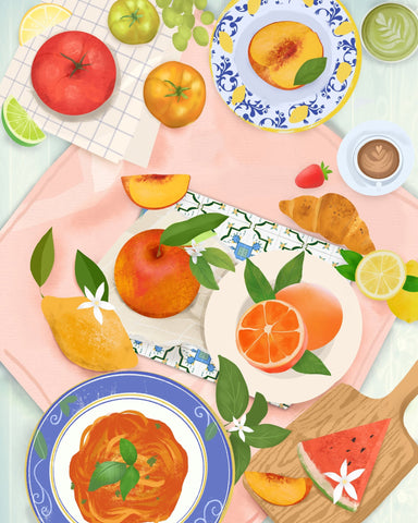 Summer Brunch Table