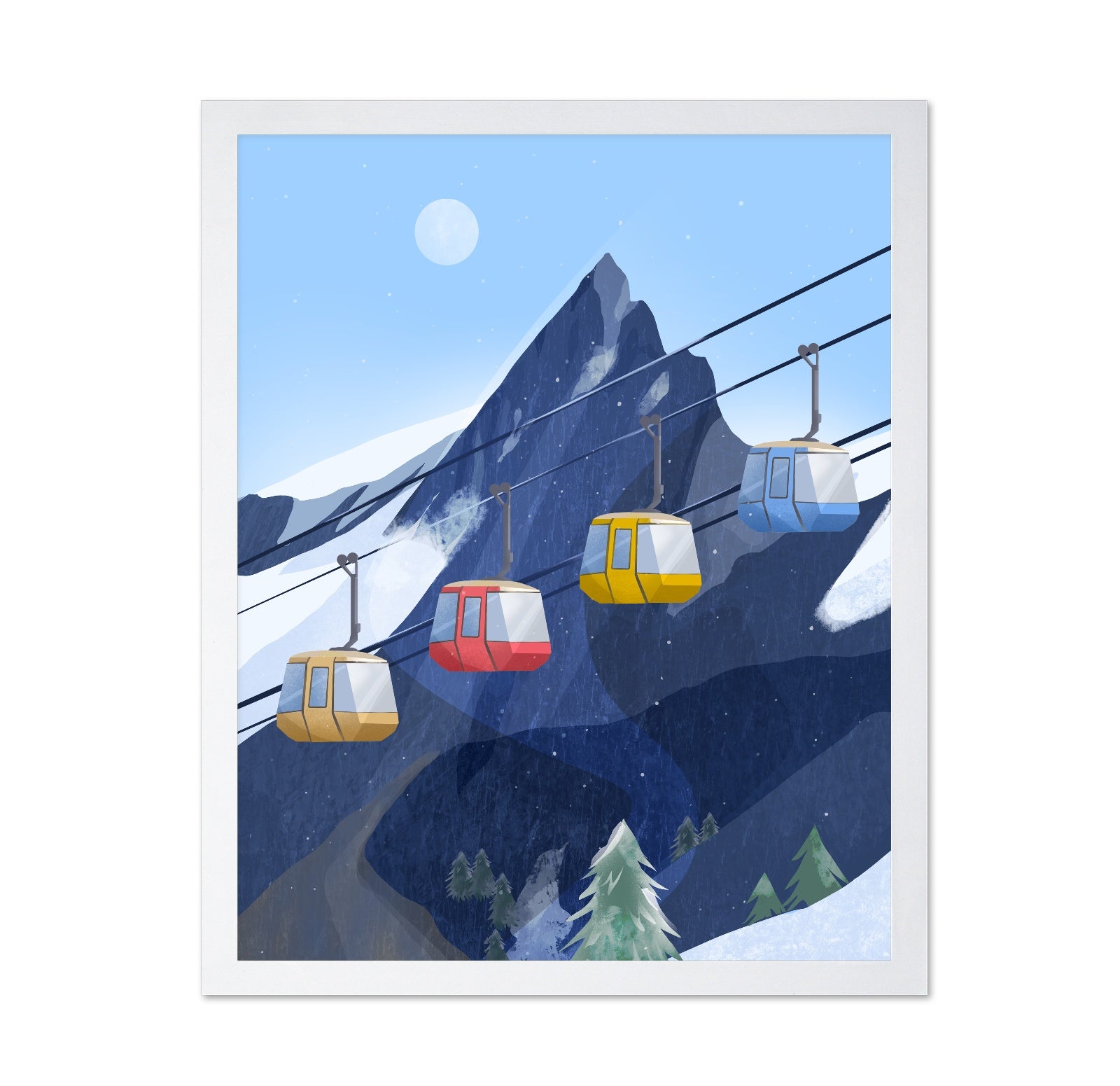 Mountain Ski Lift