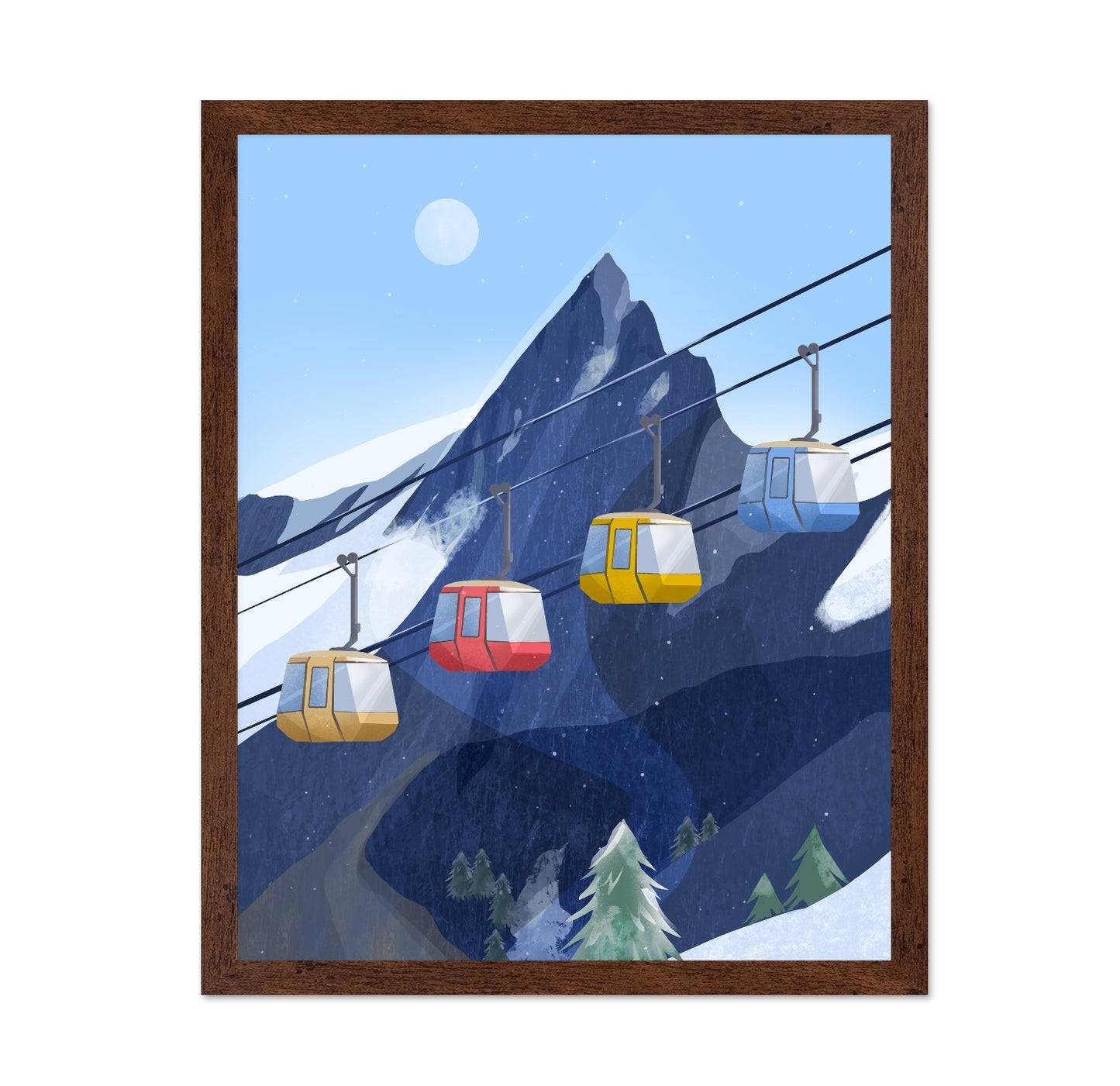 Mountain Ski Lift
