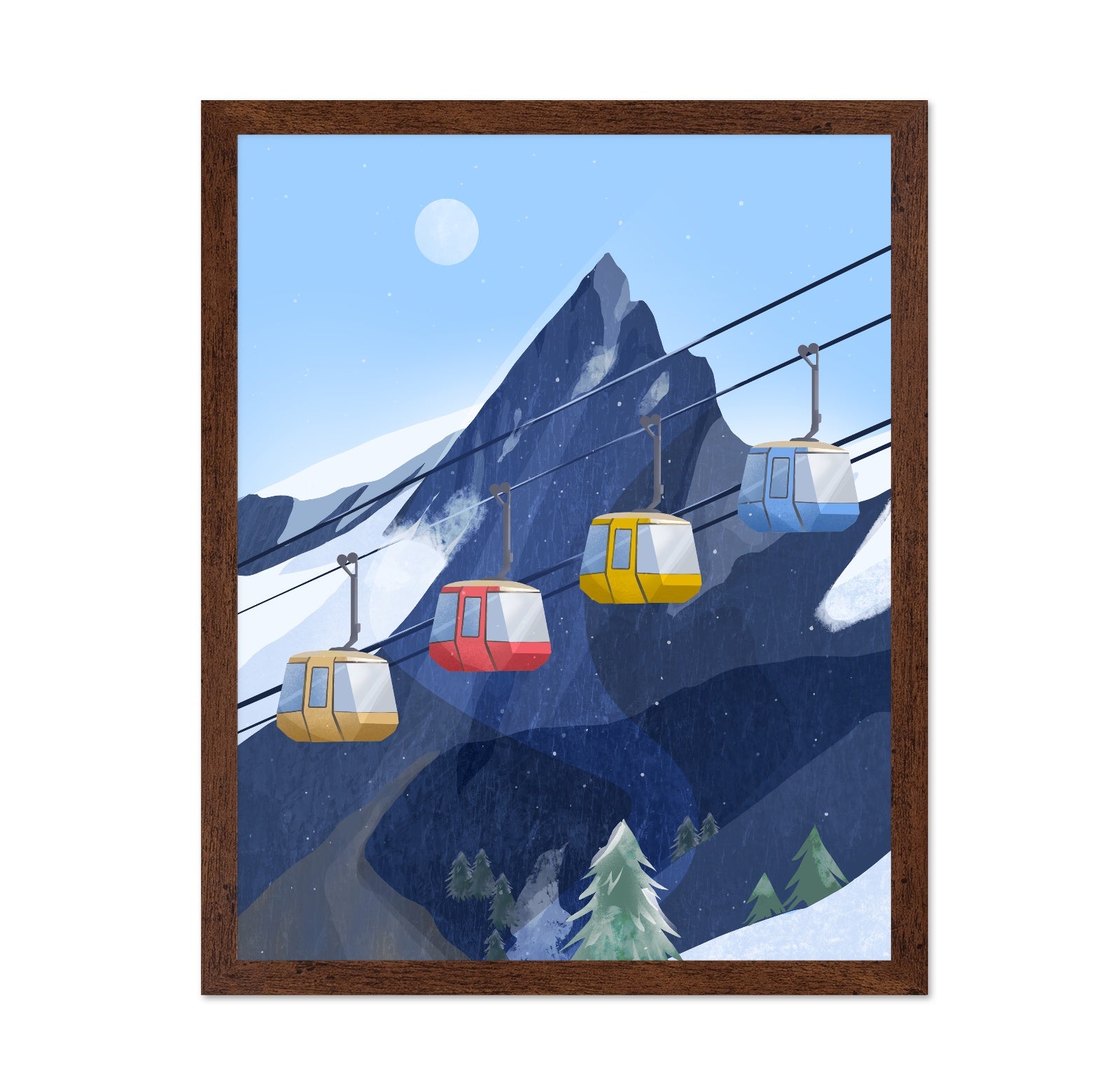 Mountain Ski Lift