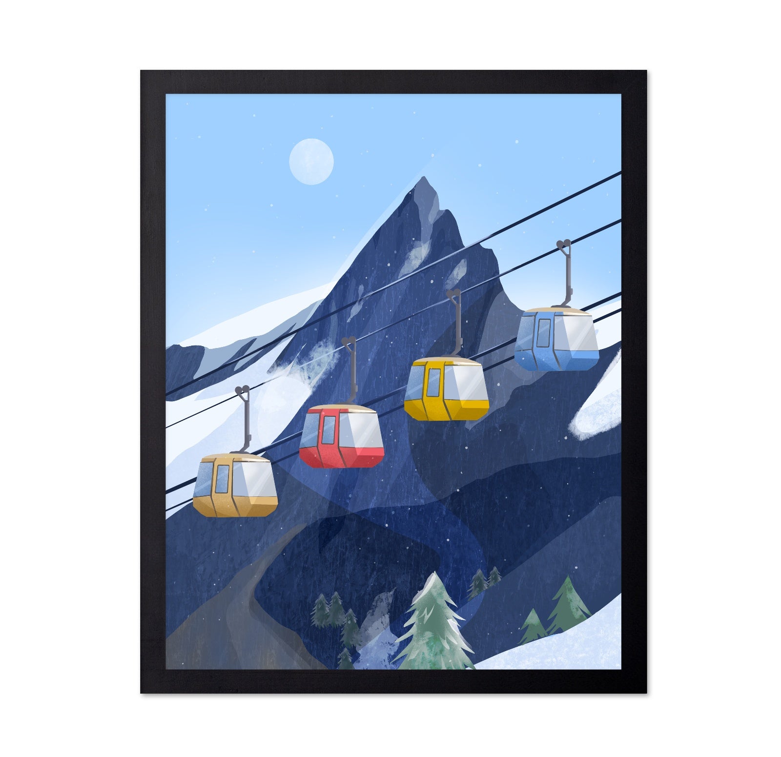 Mountain Ski Lift