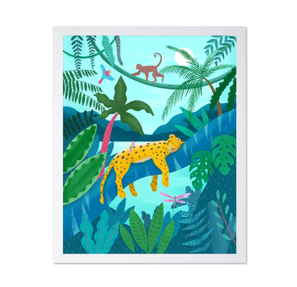 Jungle Leopard Scene
