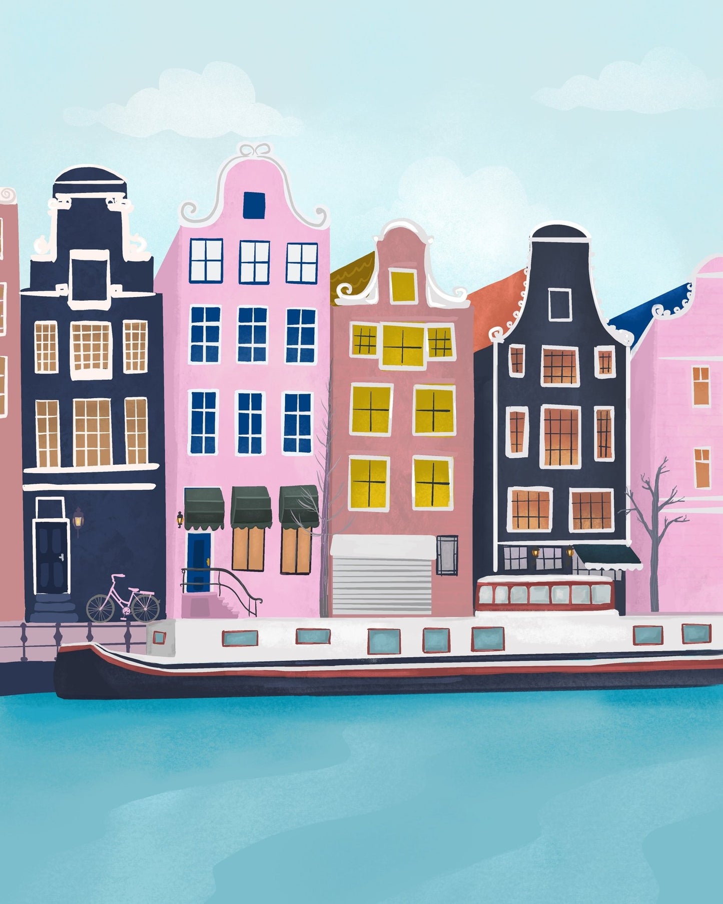 Amsterdam Canal Houses No1