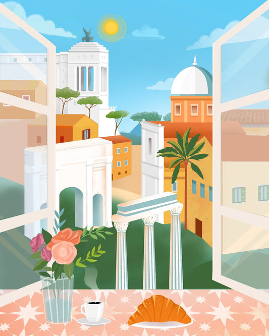 Rome Window View