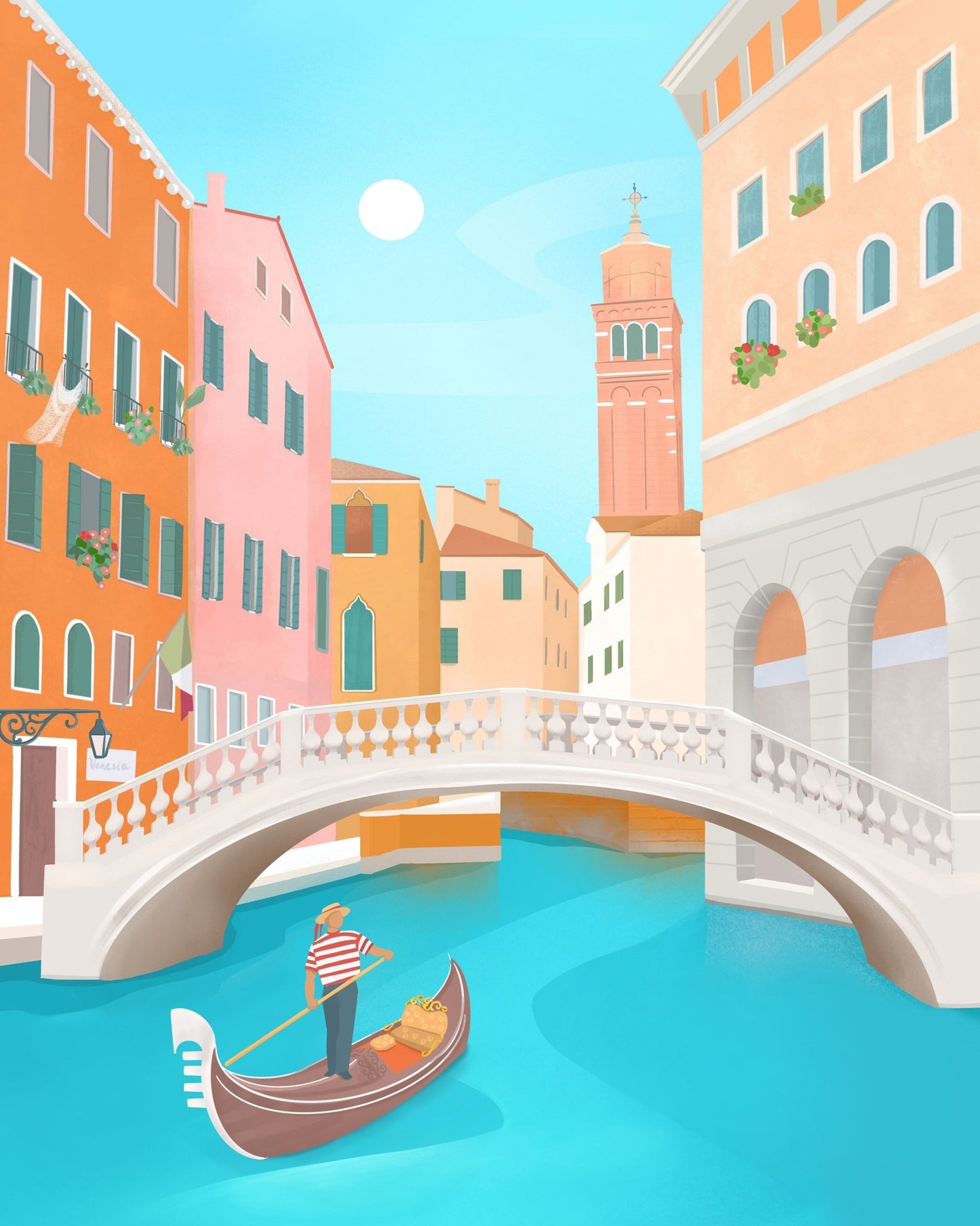 Venice Gondola Canal
