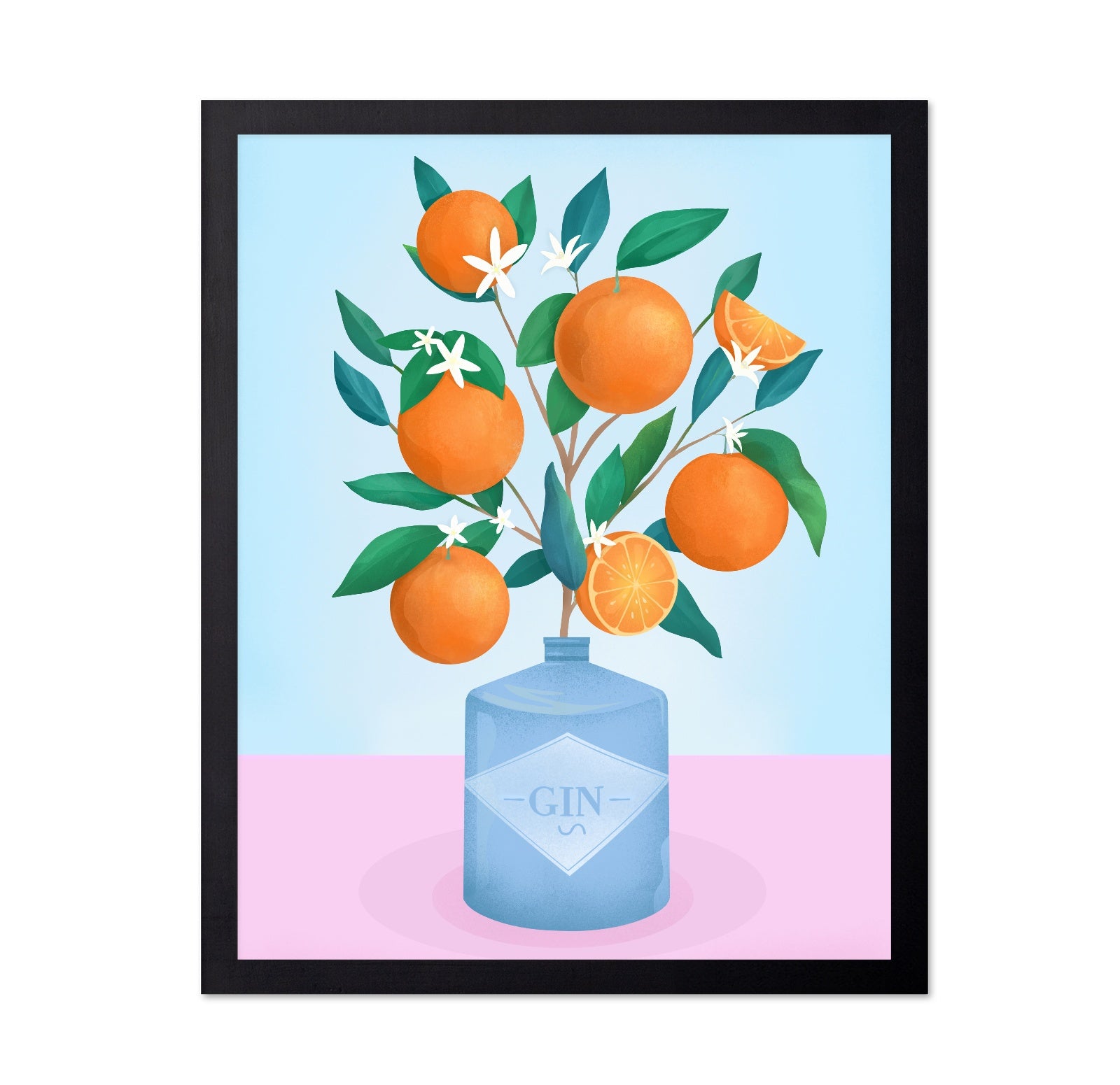 Orange Blossom Gin Still Life