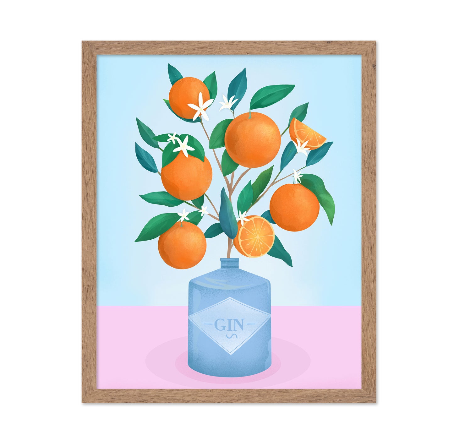 Orange Blossom Gin Still Life