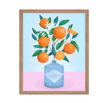 Orange Blossom Gin Still Life