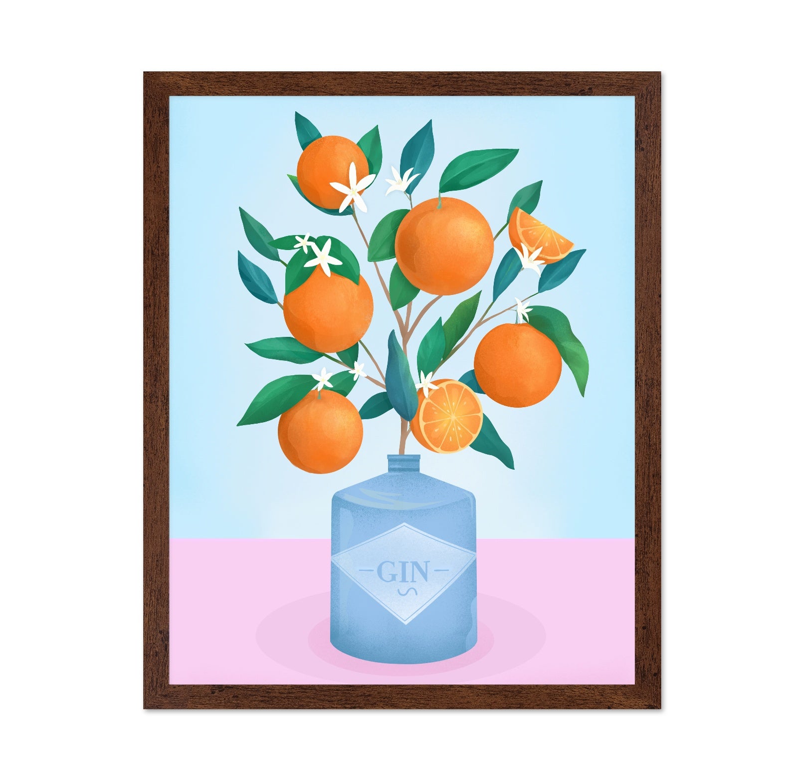 Orange Blossom Gin Still Life