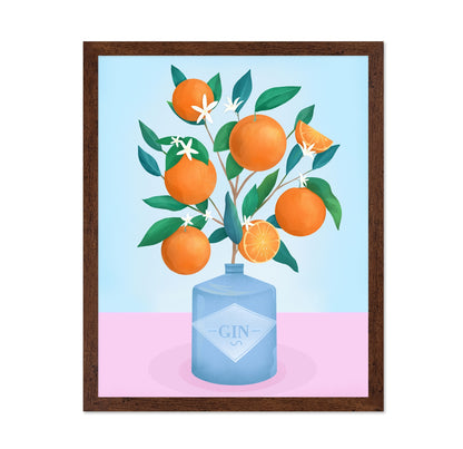 Orange Blossom Gin Still Life