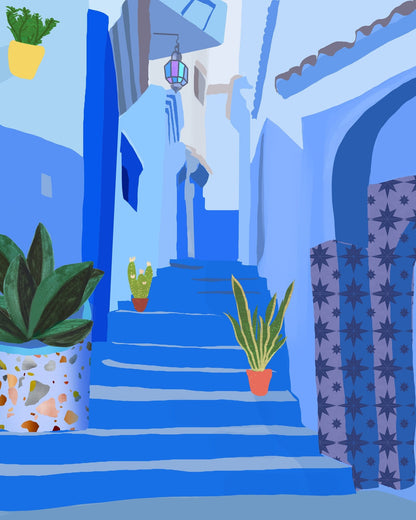 Blue Morocco Alley No2
