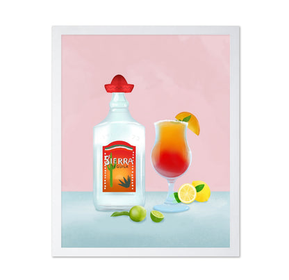 Tequila Cocktail Illustration