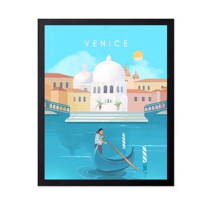 Venice Gondola Scene