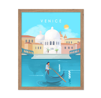 Venice Gondola Scene