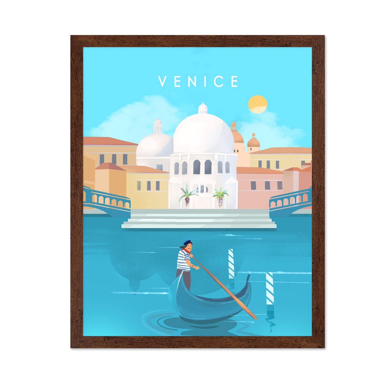 Venice Gondola Scene