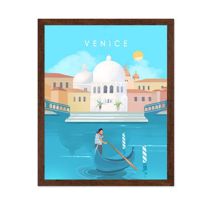 Venice Gondola Scene