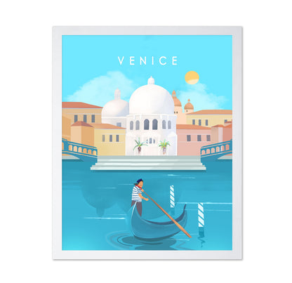 Venice Gondola Scene