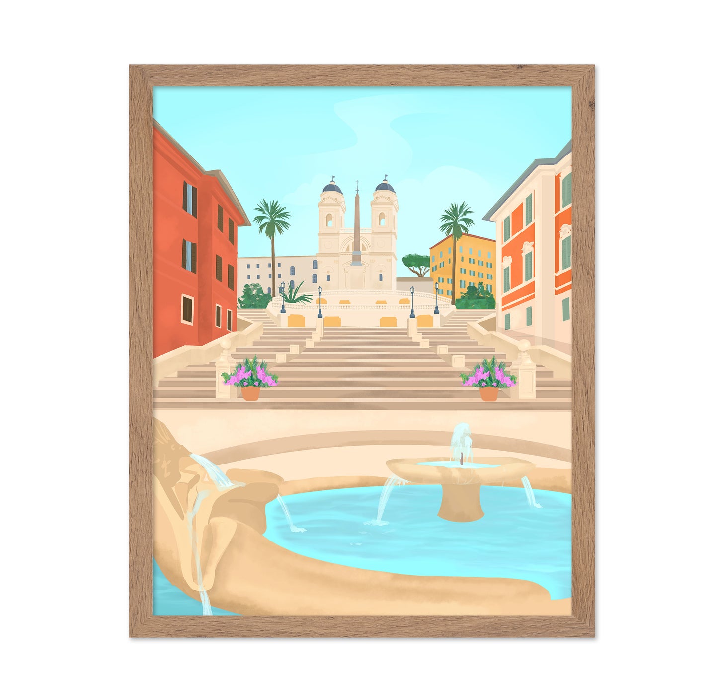 Rome Spanish Steps Scene
