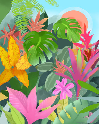 Tropical Sunrise Foliage