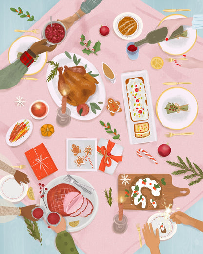 Christmas Brunch Table