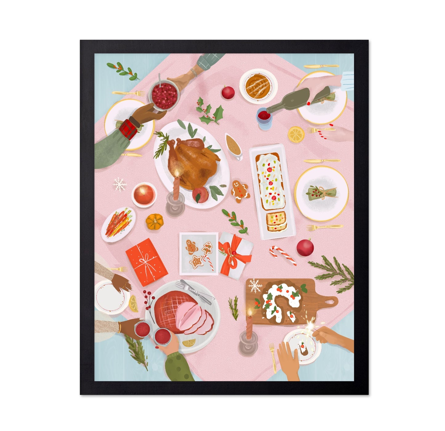 Christmas Brunch Table
