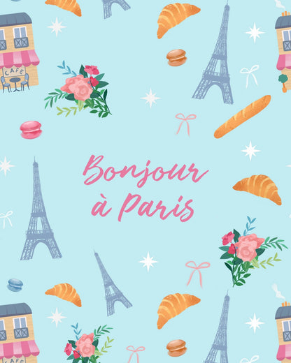 Bonjour Paris Pattern
