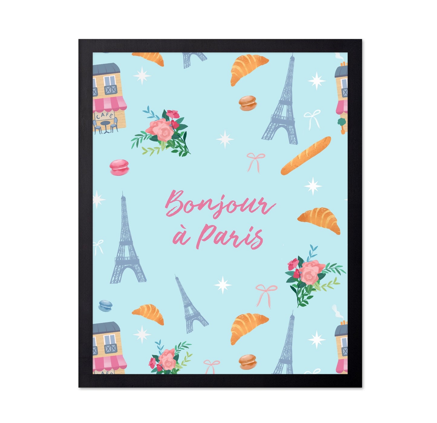 Bonjour Paris Pattern