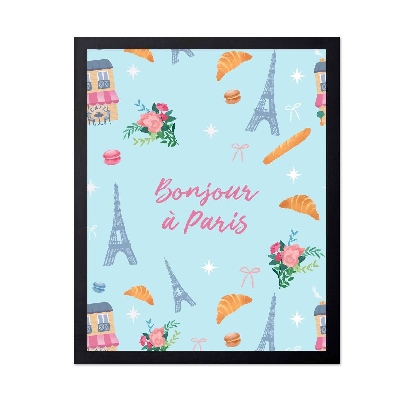 Bonjour Paris Pattern