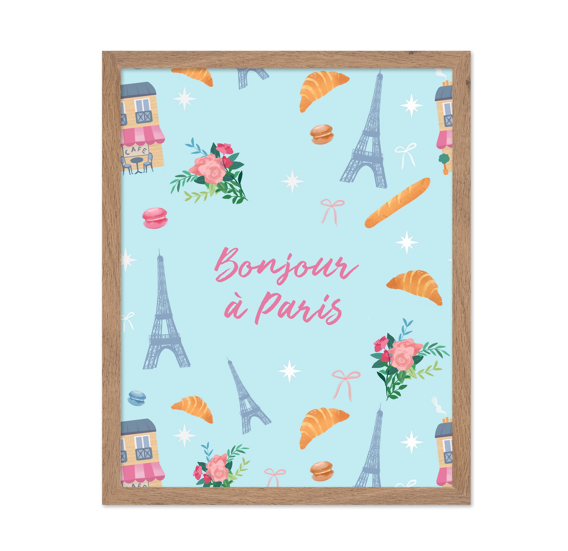 Bonjour Paris Pattern