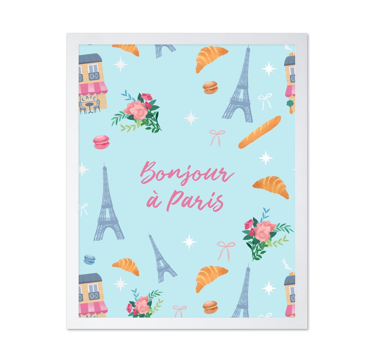 Bonjour Paris Pattern