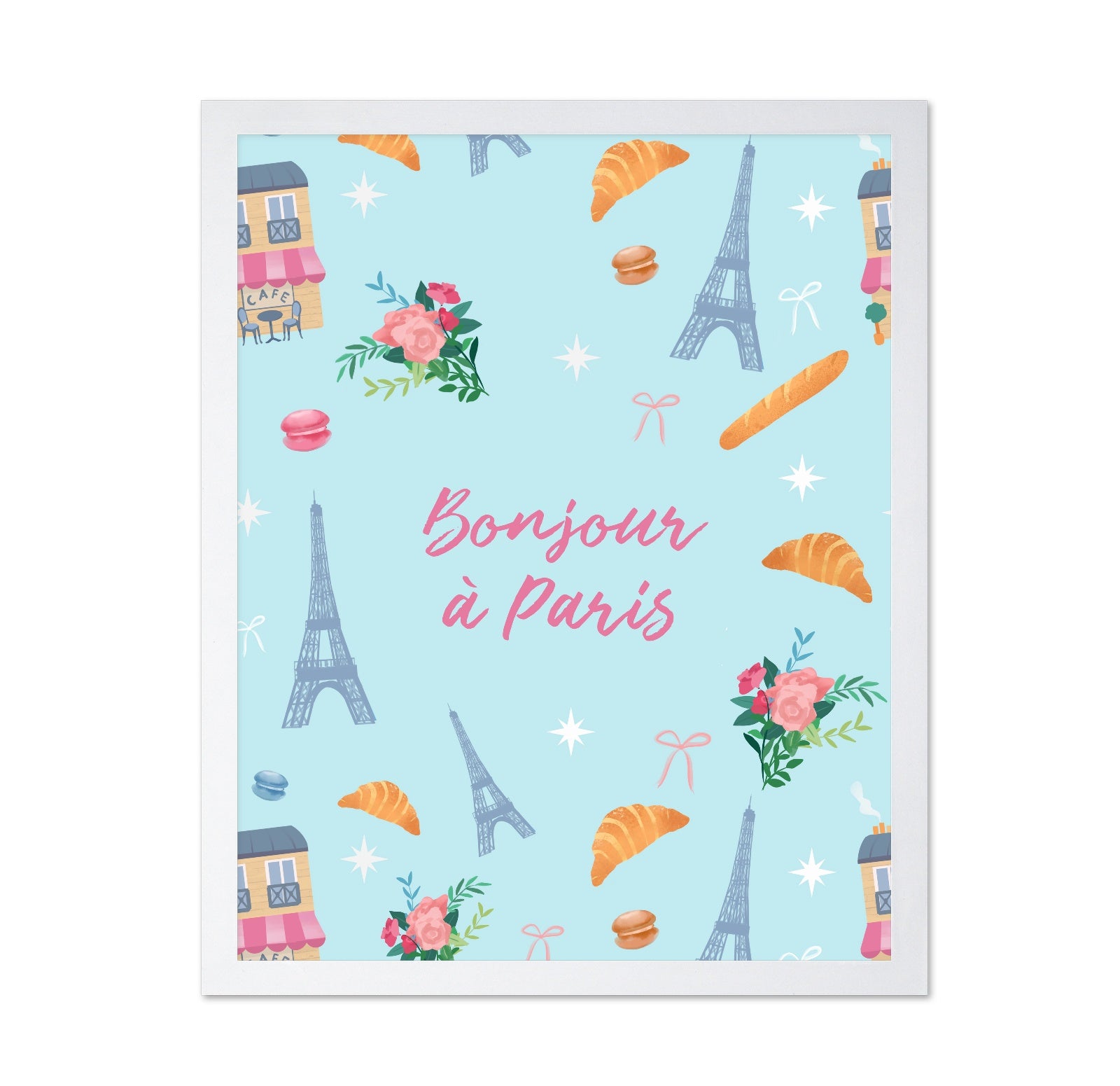 Bonjour Paris Pattern