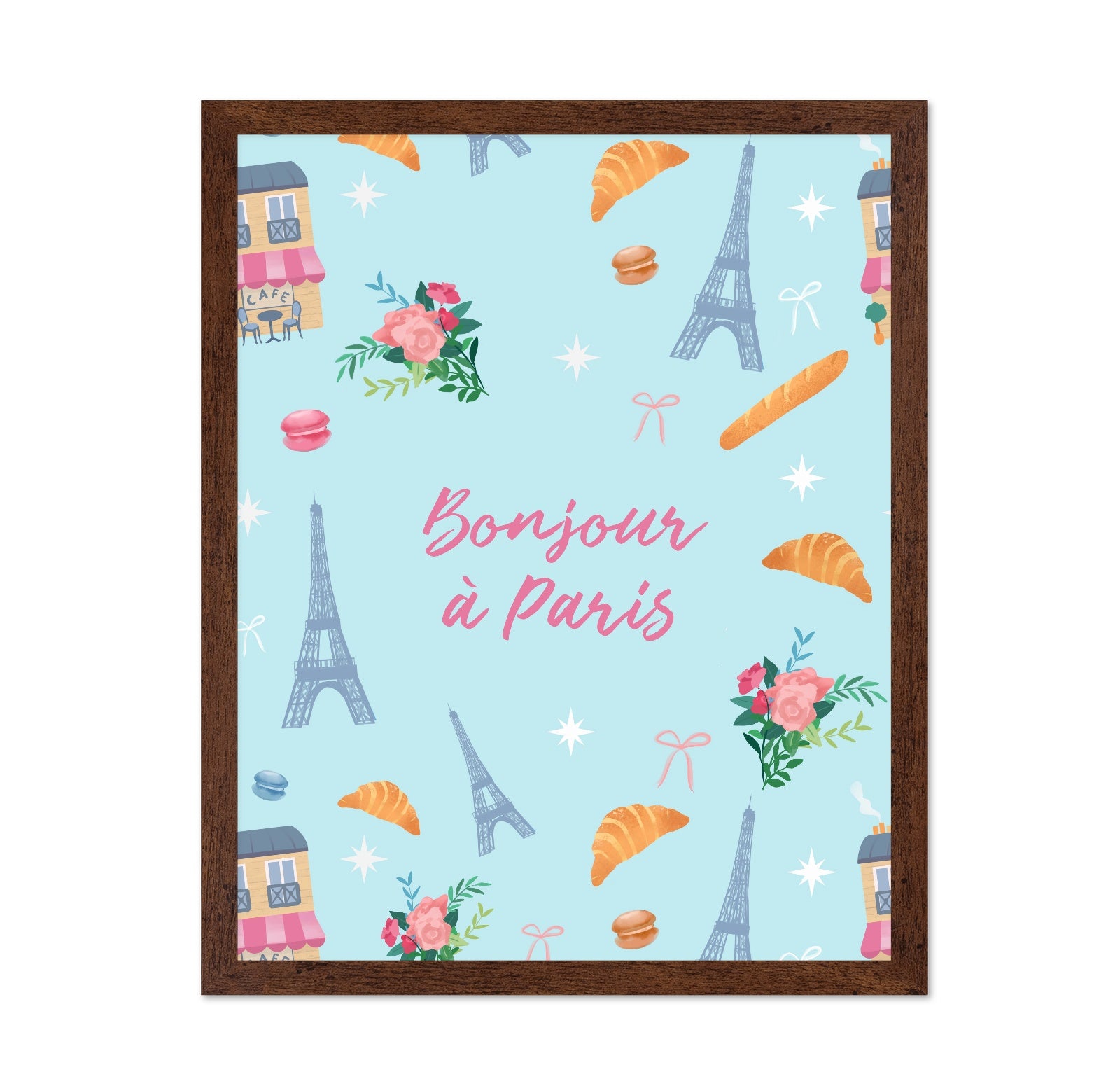 Bonjour Paris Pattern