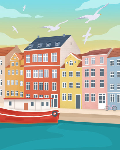 Copenhagen Harbor Houses