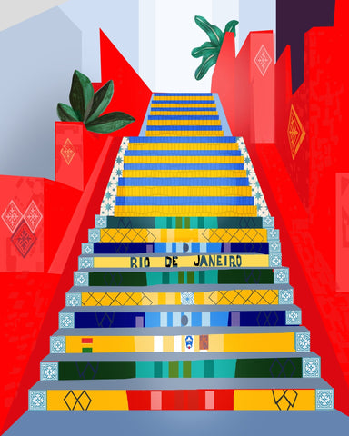 Rio De Janeiro Selaron Steps