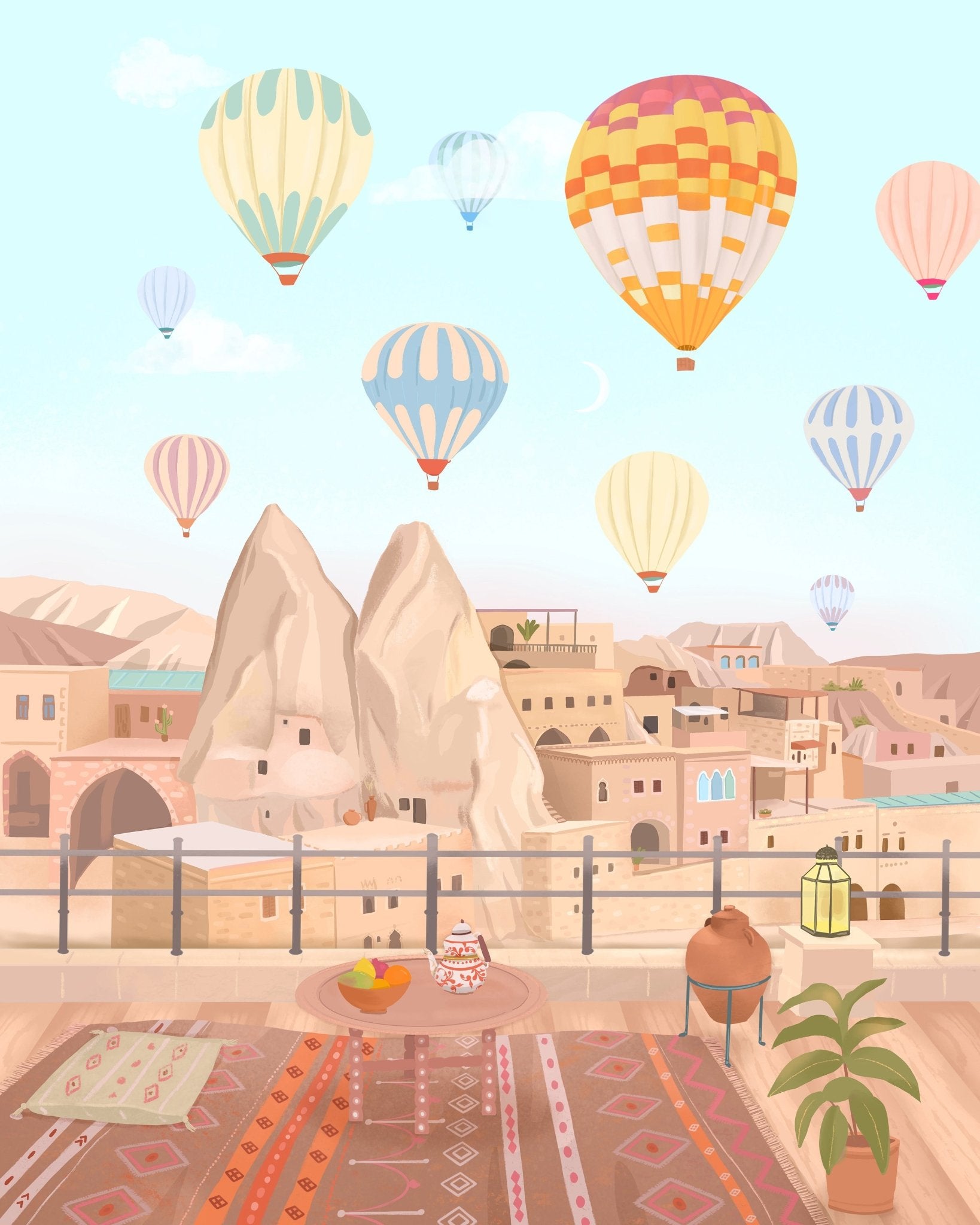 Cappadocia Hot Air Balloon View