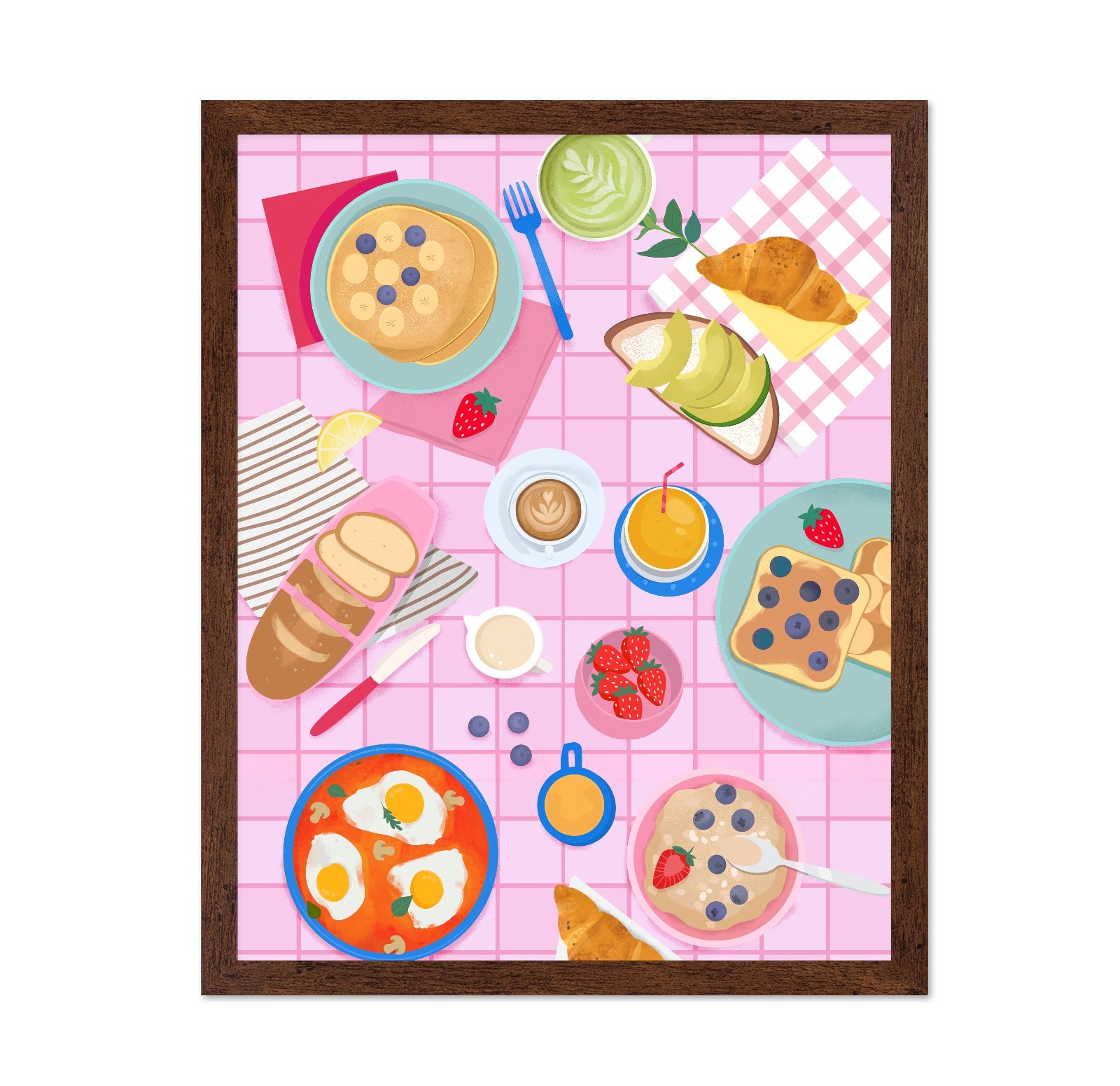 Colorful Breakfast Table Spread