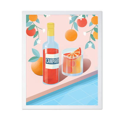 Negroni Cocktail Campari Still Life