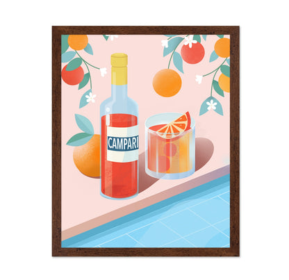 Negroni Cocktail Campari Still Life