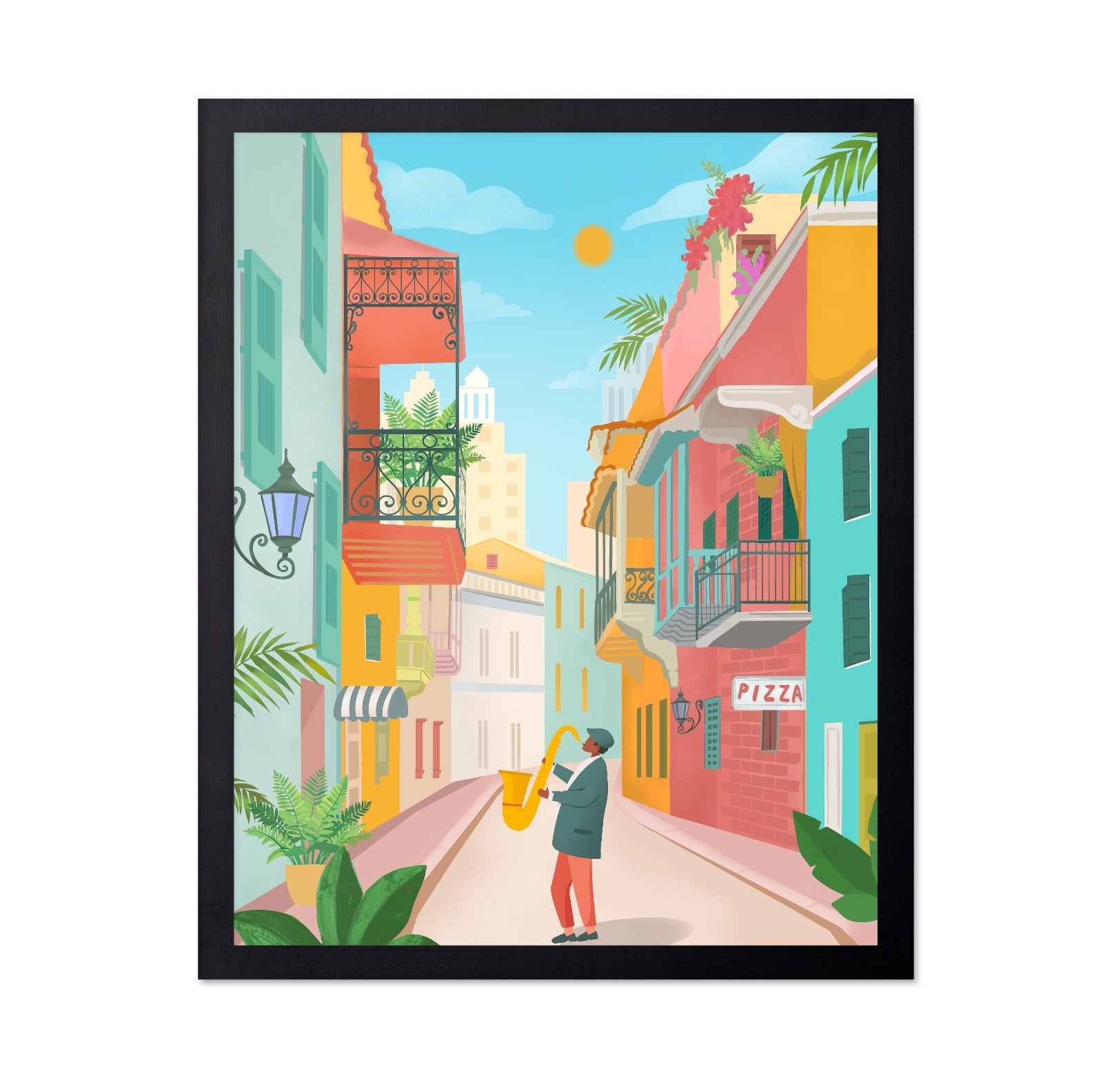 New Orleans Jazz Street Scene