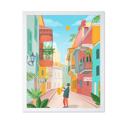 New Orleans Jazz Street Scene