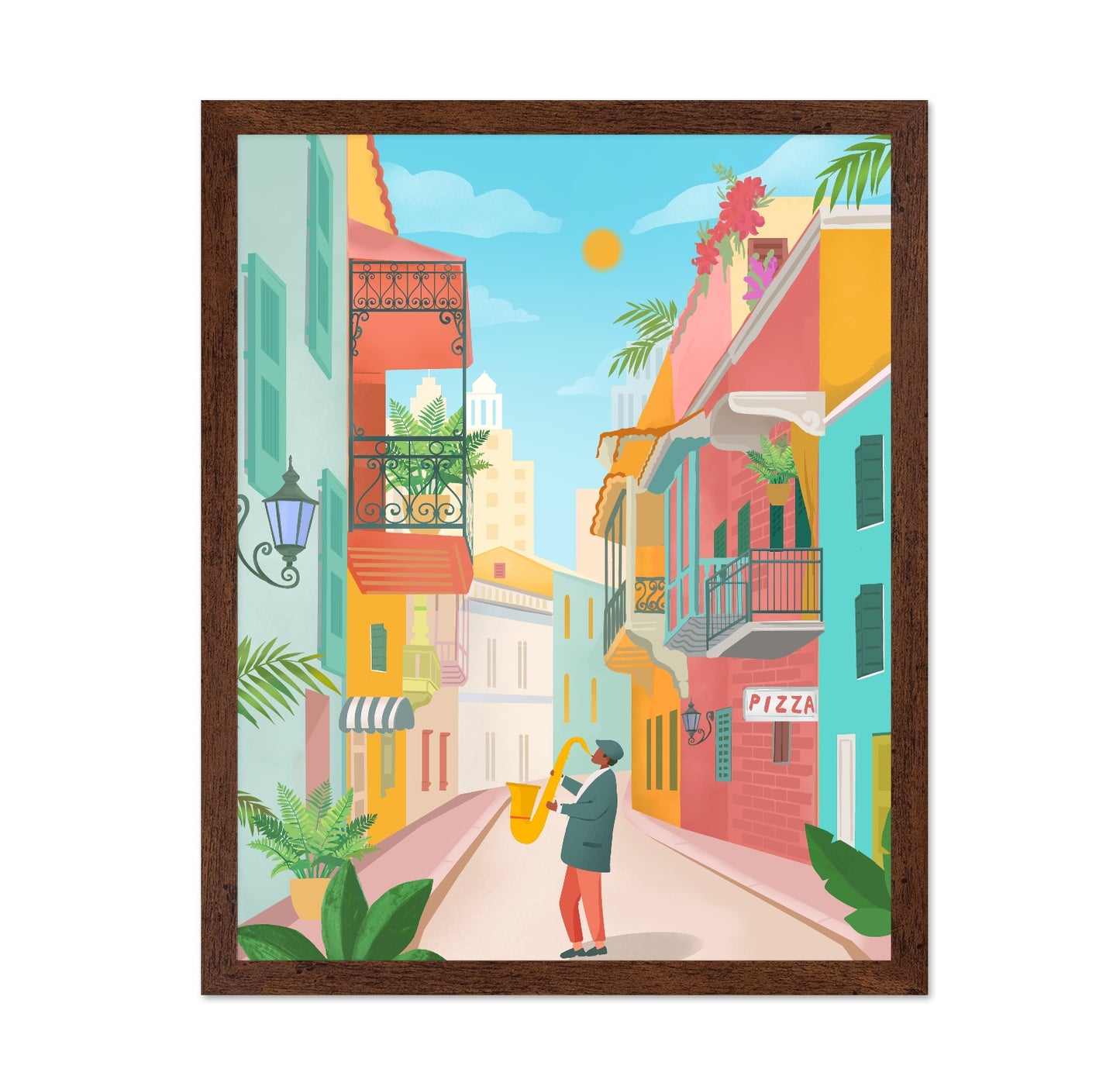 New Orleans Jazz Street Scene