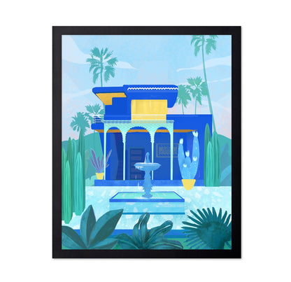 Moroccan Blue Garden