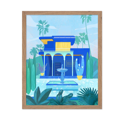 Moroccan Blue Garden
