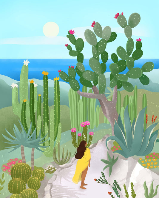 Desert Cactus Path