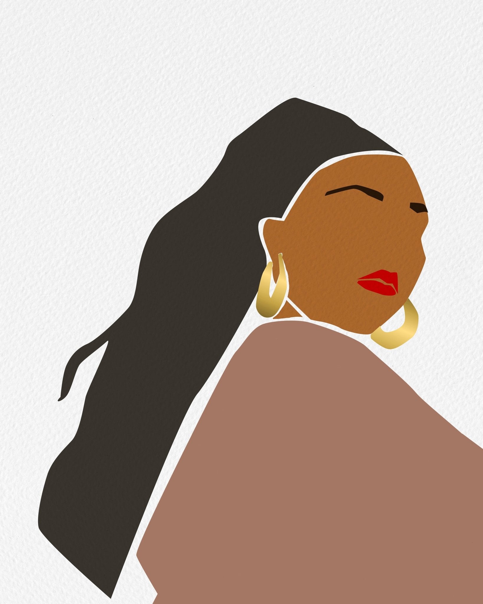 Minimal Woman Portrait No1