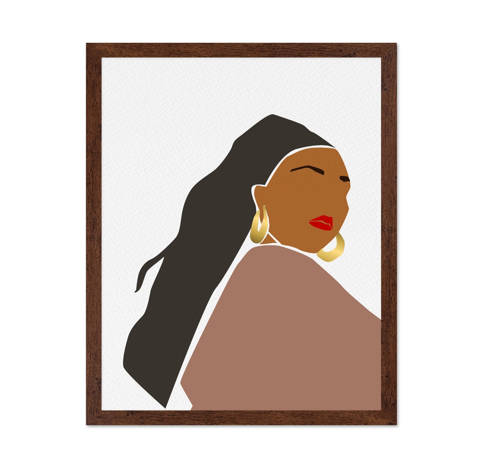 Minimal Woman Portrait No1